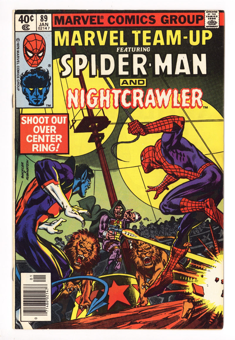 Marvel Team-Up Vol 1 89 Low Grade (1980) Newsstand 