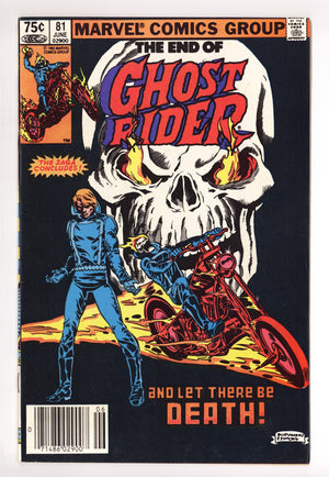 Ghost Rider Vol 1 81 FN/VF (7.0) (1983) Canadian Price Variant