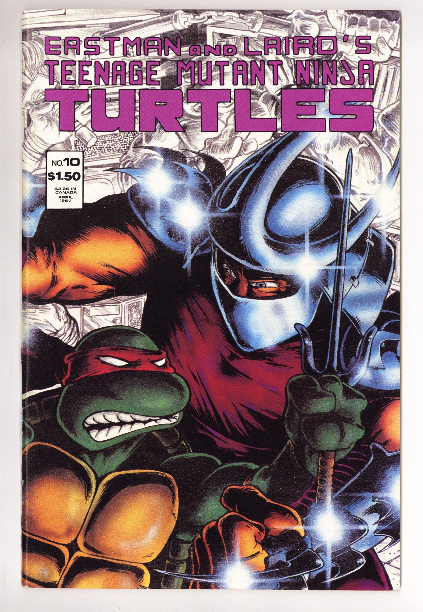 Teenage Mutant Ninja Turtles Vol 1 10 VF (8.0) (1987) 
