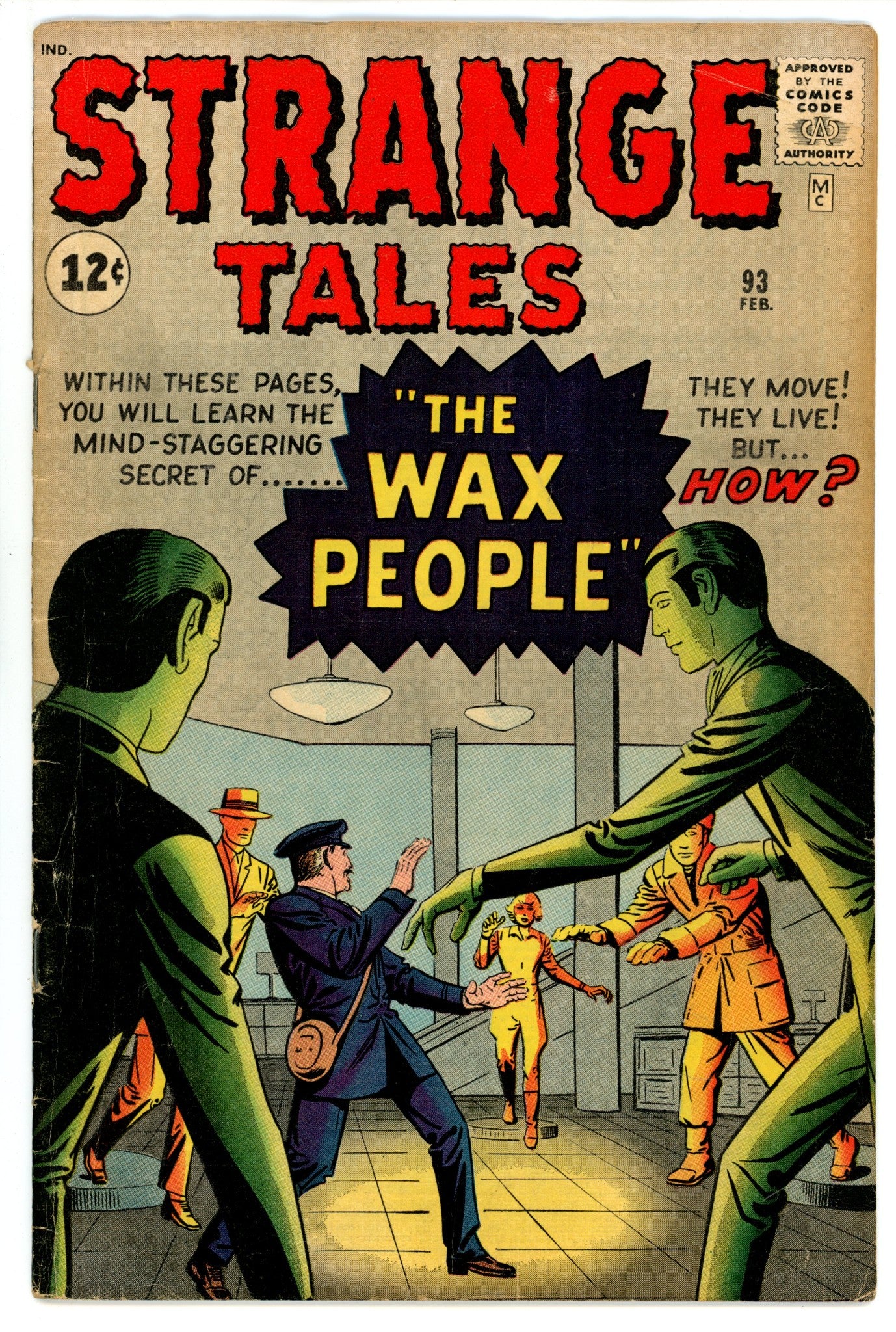 Strange Tales Vol 1 93 VG+ (4.5) (1962) 