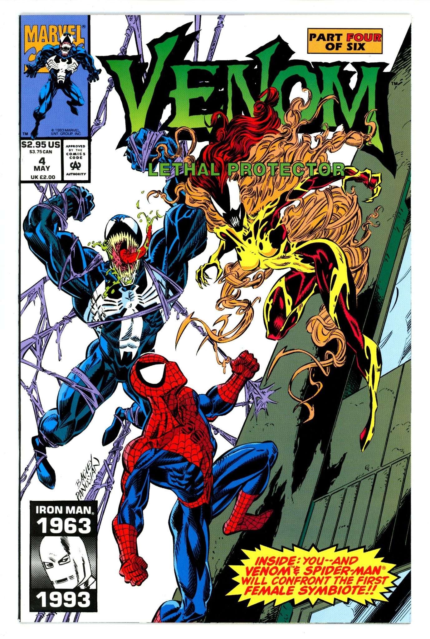 Venom: Lethal Protector Vol 1 4 NM- (9.2) (1993) 