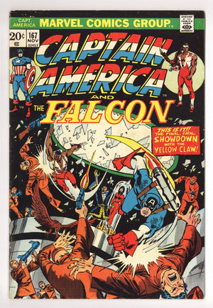Captain America Vol 1 167 VG/FN (5.0) (1973)