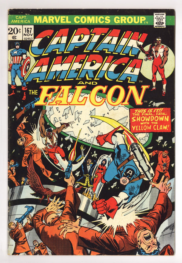 Captain America Vol 1 167 VG/FN (5.0) (1973)