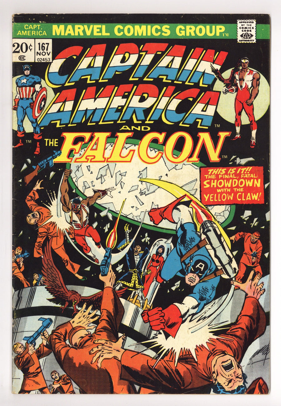 Captain America Vol 1 167 VG/FN (5.0) (1973) 