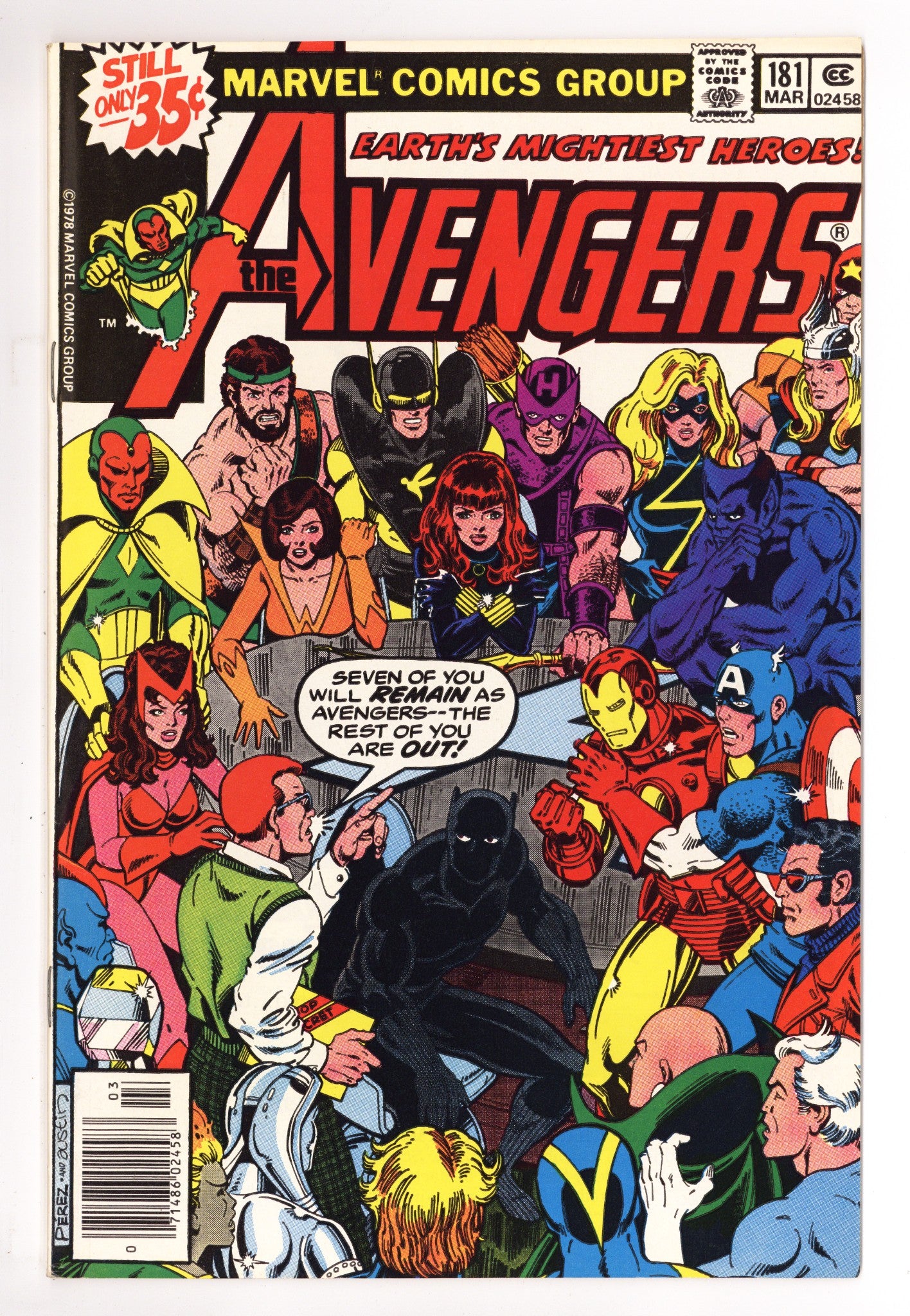 The Avengers Vol 1 181 VF (8.0) (1979) 