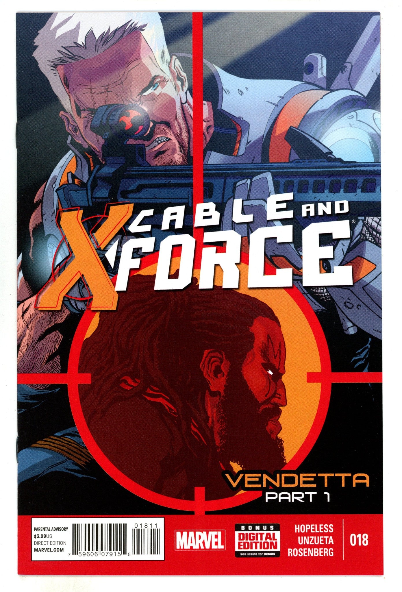 Cable and X-Force  18  High Grade  (2014)  