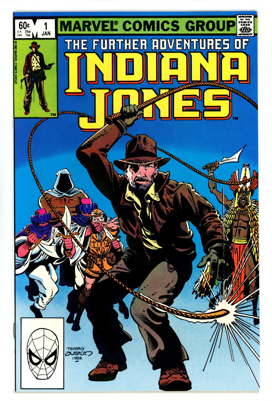 The Further Adventures of Indiana Jones 1 NM- (9.2) (1983) 