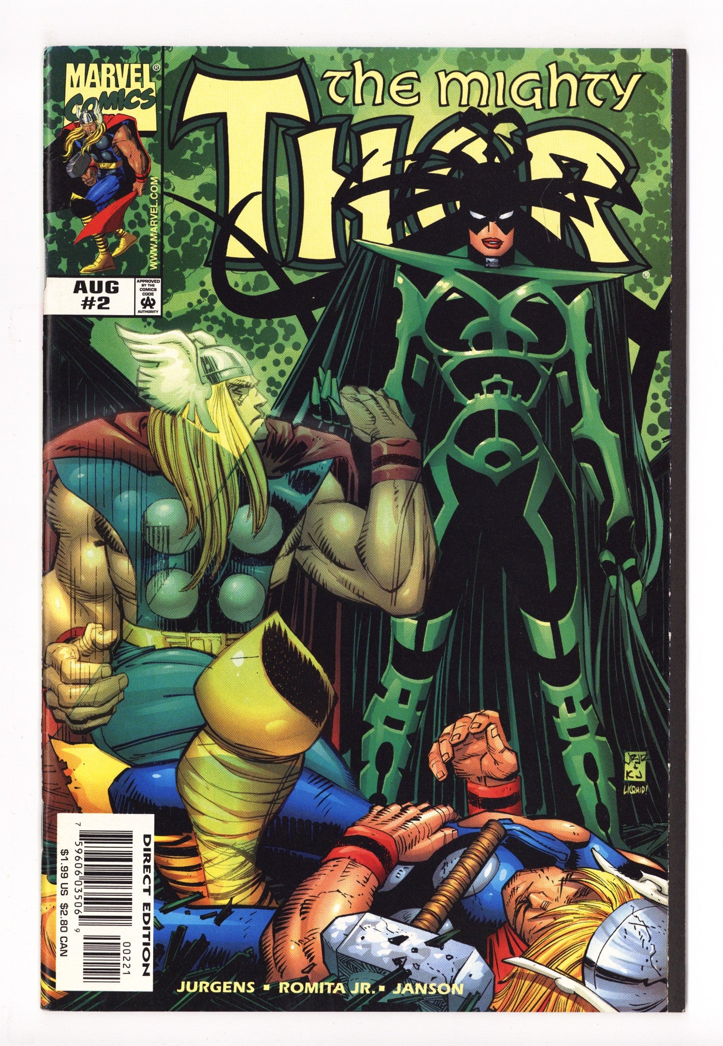 Thor Vol 2 2 High Grade (1998) Jr Variant 