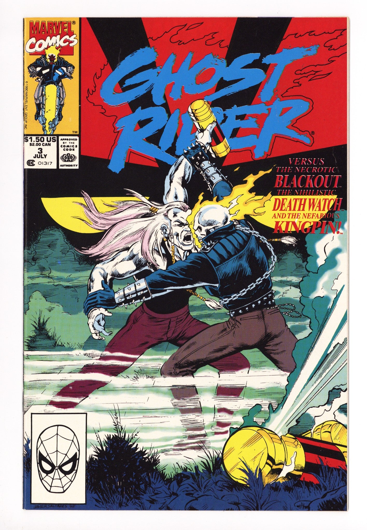 Ghost Rider Vol 2 3 High Grade (1990) 