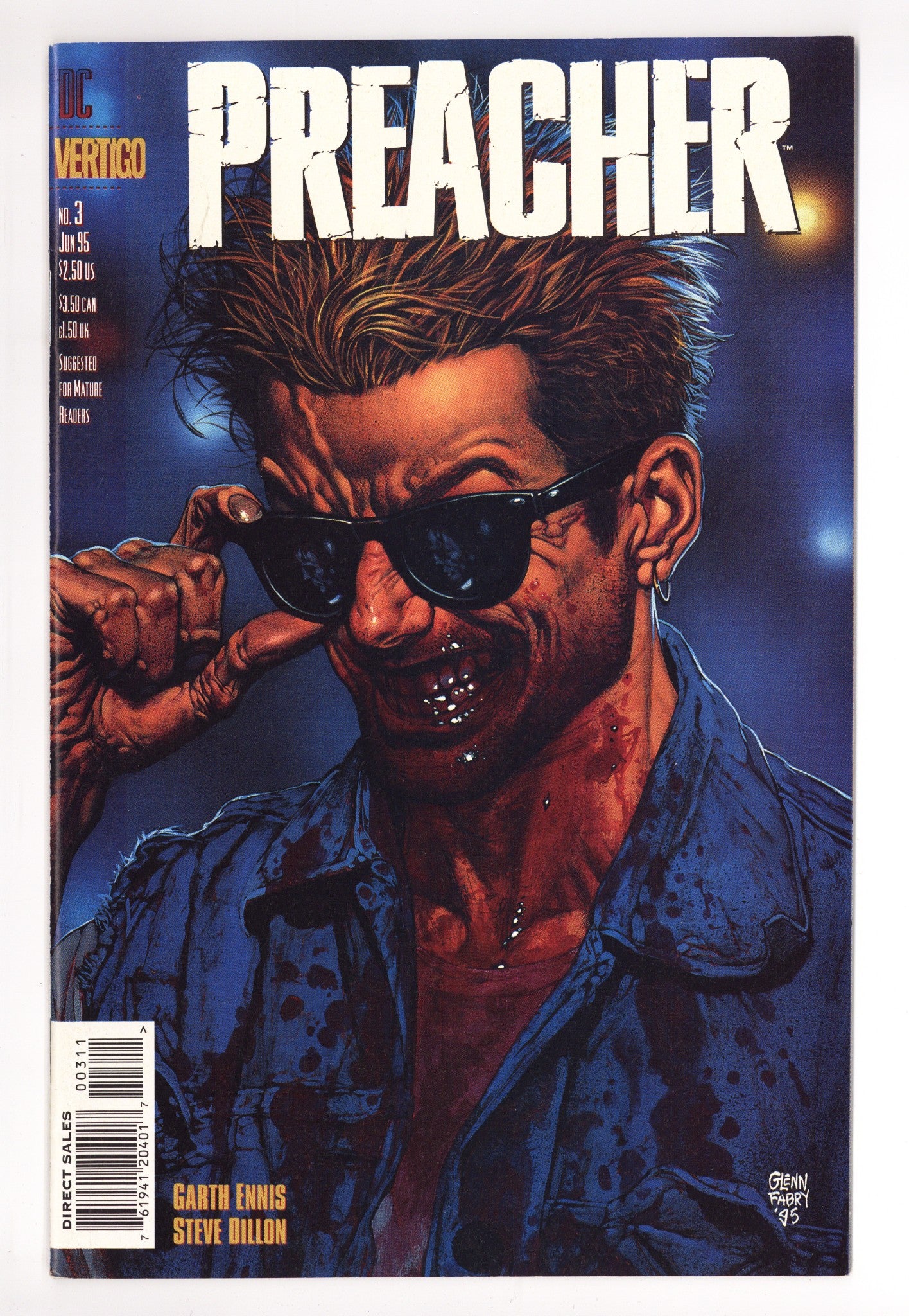 Preacher 3 VF+ (8.5) (1995) 
