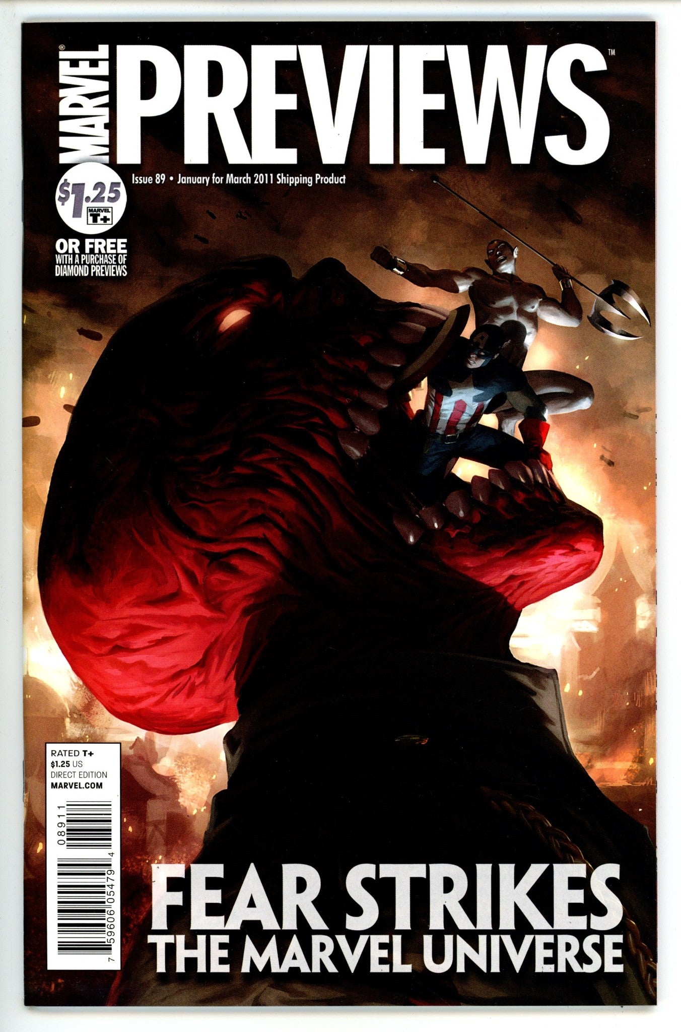 Marvel Previews Vol 1 89 High Grade (2011)