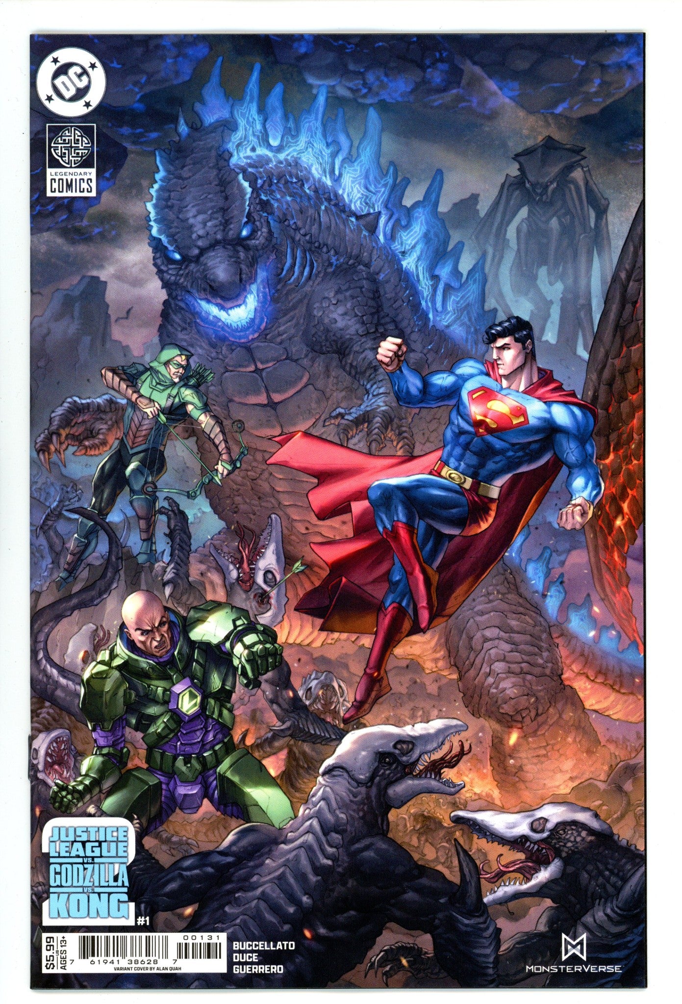 Justice League Vs Godzilla Vs Kong 2 1 Quah Variant (2025)