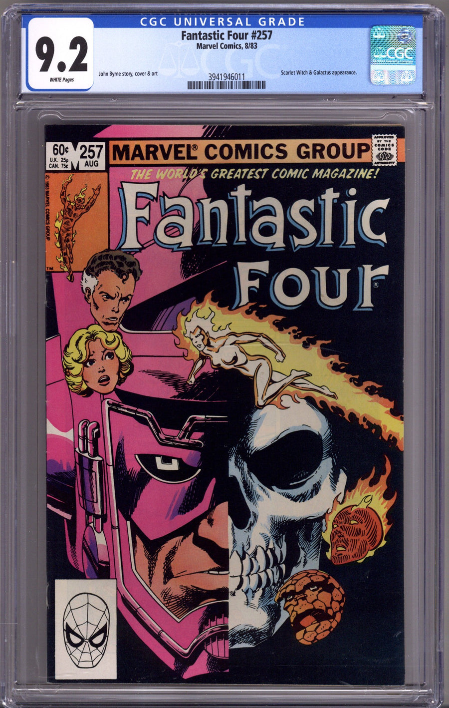 Fantastic Four Vol 1 257 CGC 9.2 (NM-) (1983) 