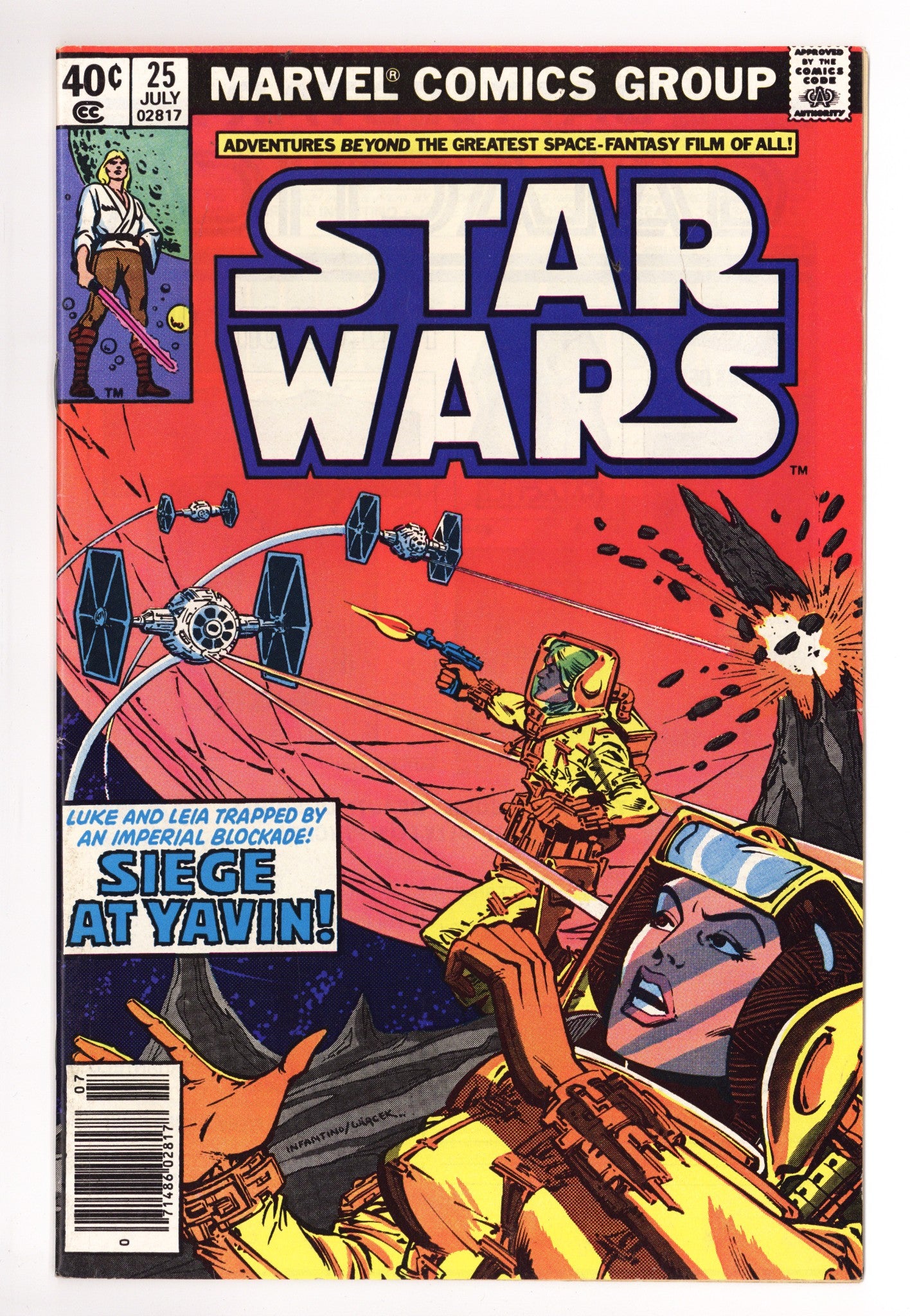 Star Wars Vol 1 25 VF- (7.5) (1979) Newsstand 