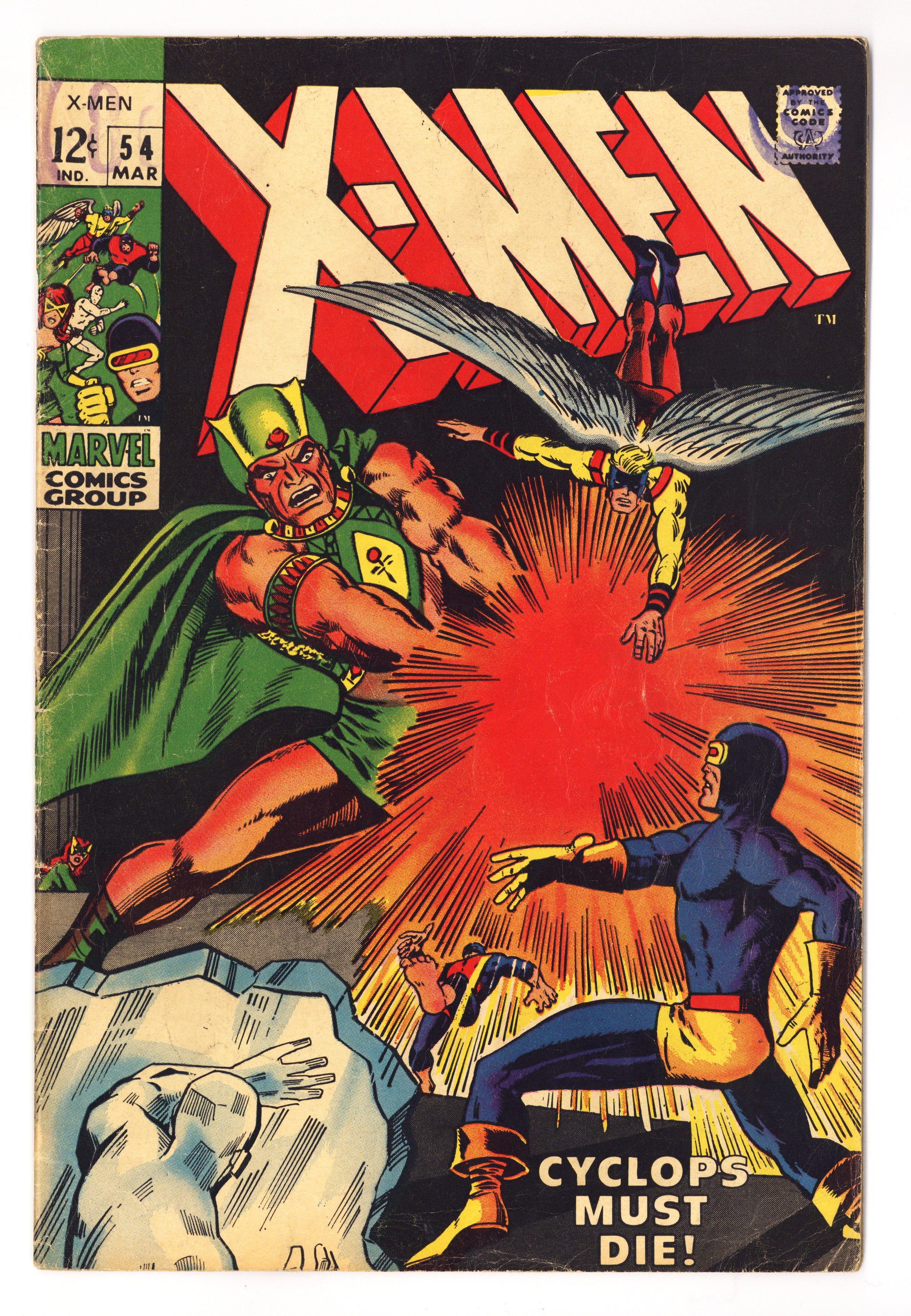 The X-Men Vol 1 54  VG (4.0)   (1969)        