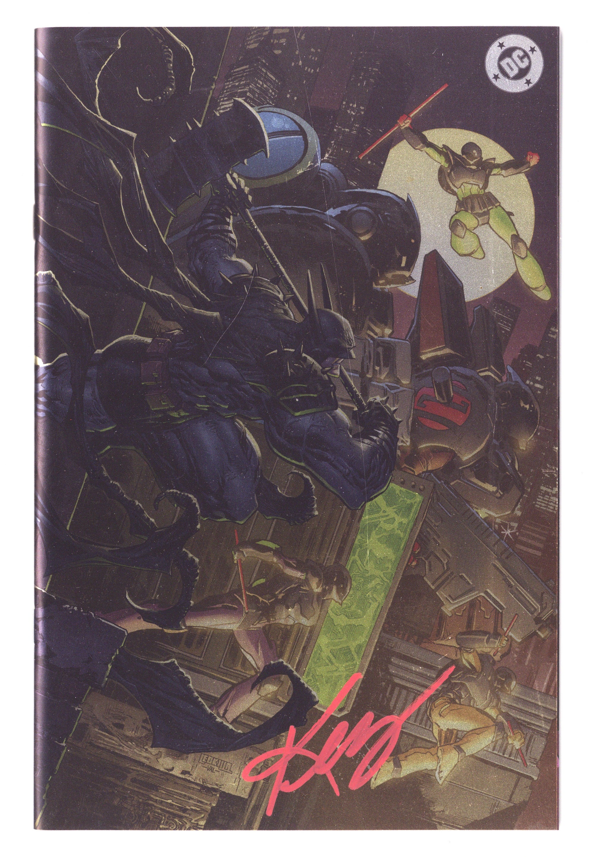 Absolute Batman 20 High Grade (2026) Lashley Foil Virgin Exclusive Variant Signed x1 Cover Ken Lashley 