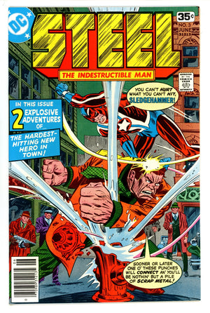 Steel, the Indestructible Man 3 NM (1978)