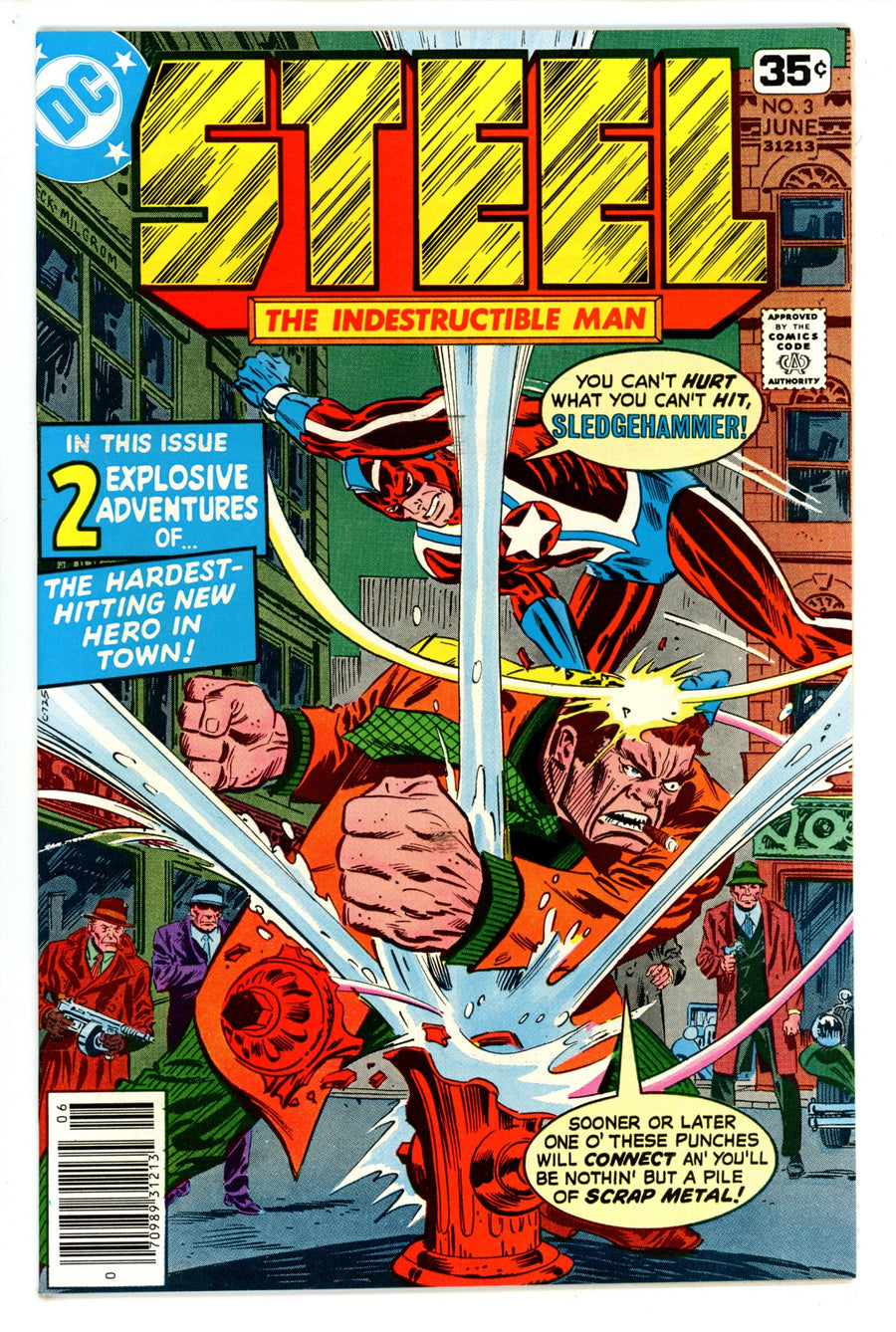 Steel, the Indestructible Man 3 NM (1978)