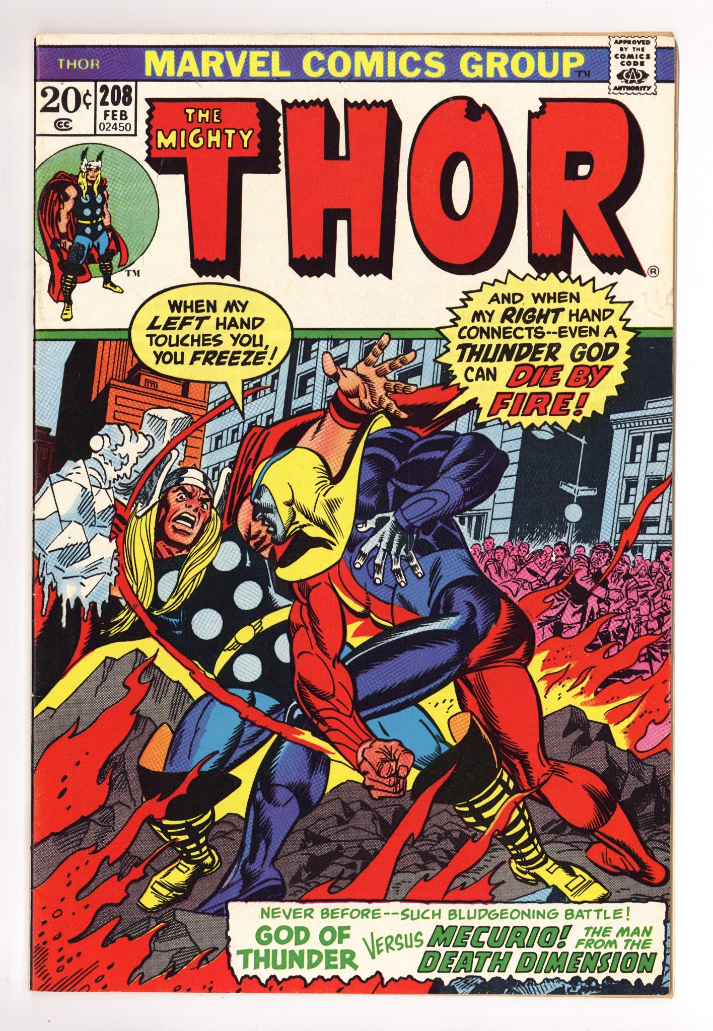 Thor Vol 1 208 FN/VF (7.0) (1973) 