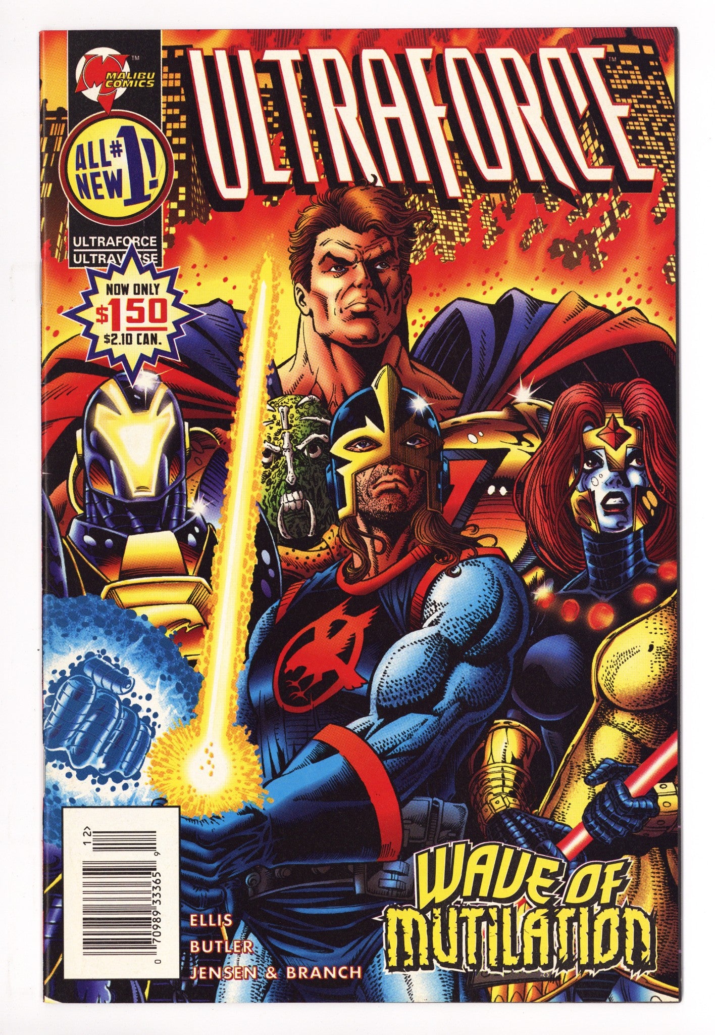 UltraForce Vol 2 1 High Grade (1995) Newsstand 