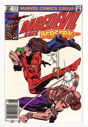 Daredevil Vol 1 173 VF- (7.5) (1981) Newsstand 