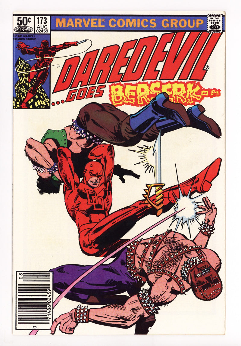 Daredevil Vol 1 173 VF- (7.5) (1981) Newsstand 