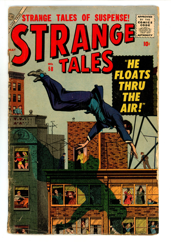 Strange Tales Vol 1 58 VG- (3.5) (1957)