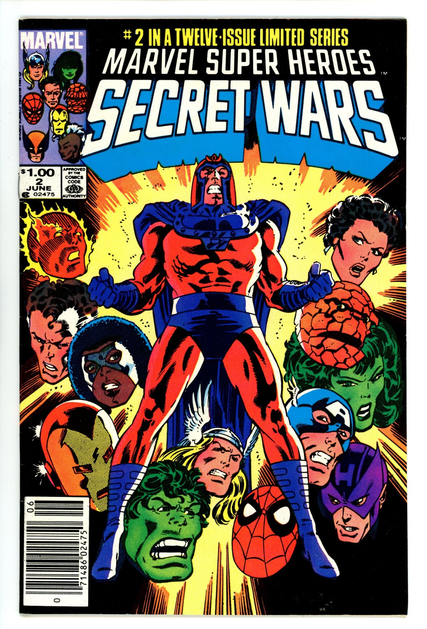Marvel Super-Heroes Secret Wars   2  VF- (7.5)   (1984)     Canadian Price Variant  