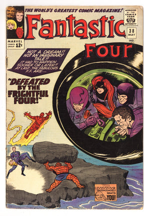 Fantastic Four Vol 1 38 VG+ (4.5) (1965)