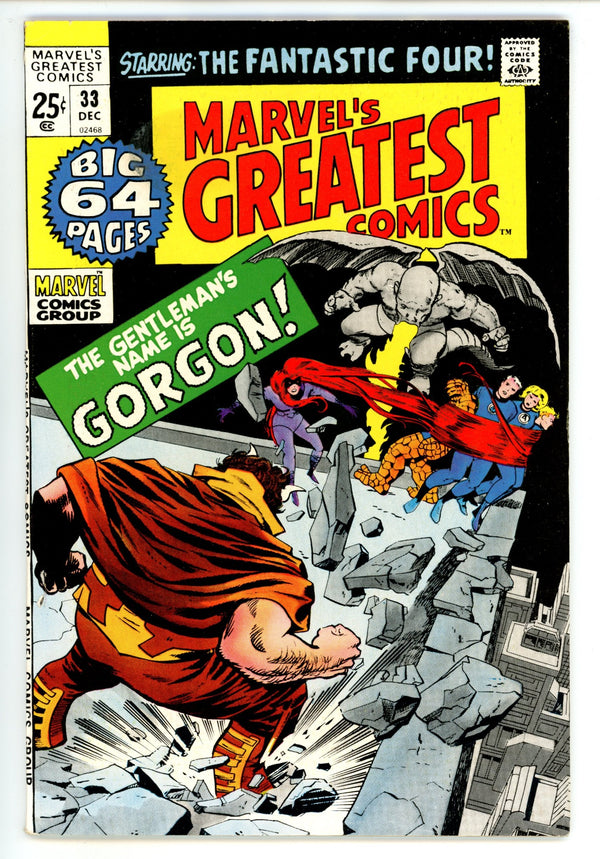 Marvel's Greatest Comics 33 FN (6.0) (1971)