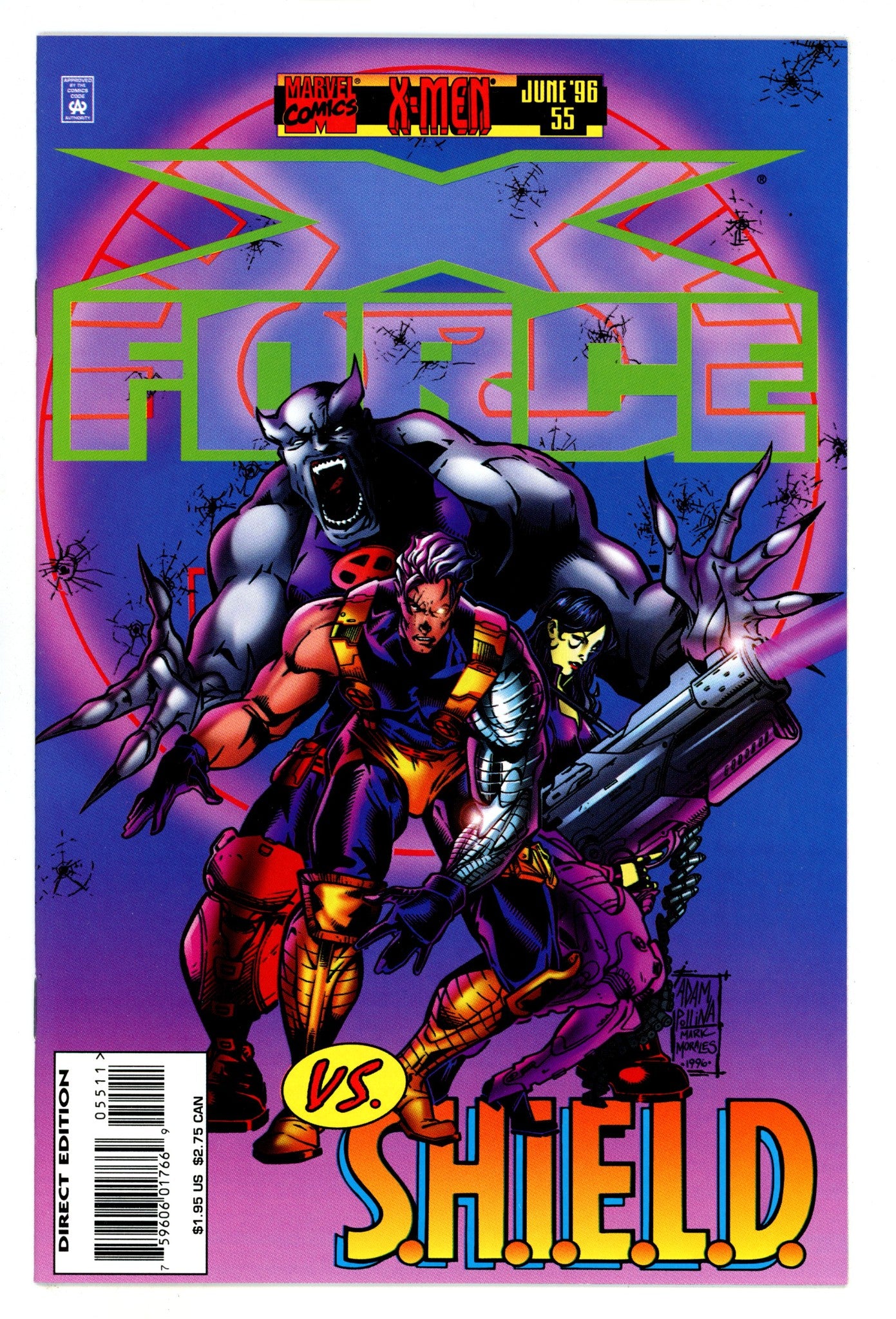 X-Force Vol 1 55 High Grade (1996) 
