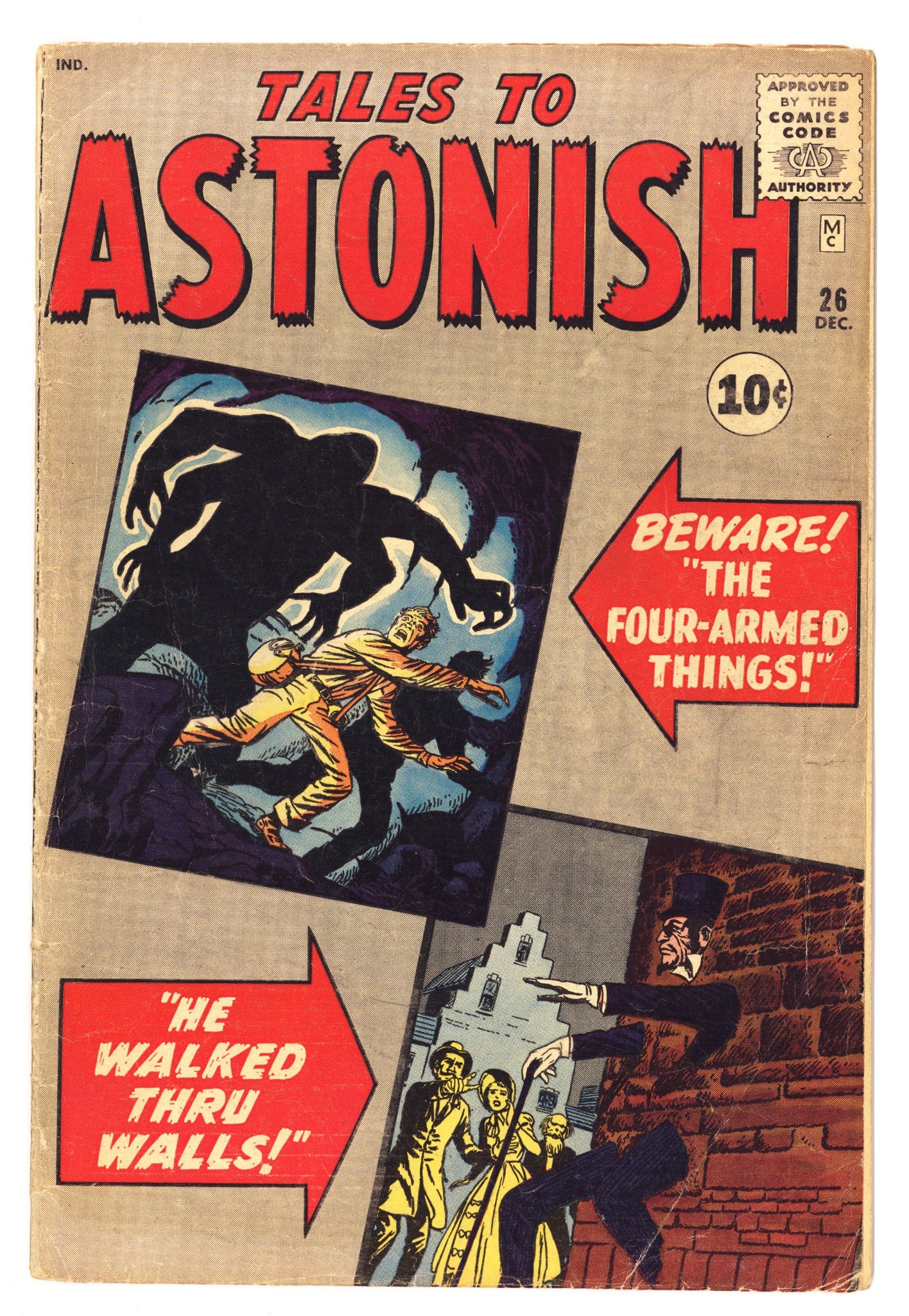 Tales to Astonish Vol 1 26 GD/VG (3.0) (1961) 