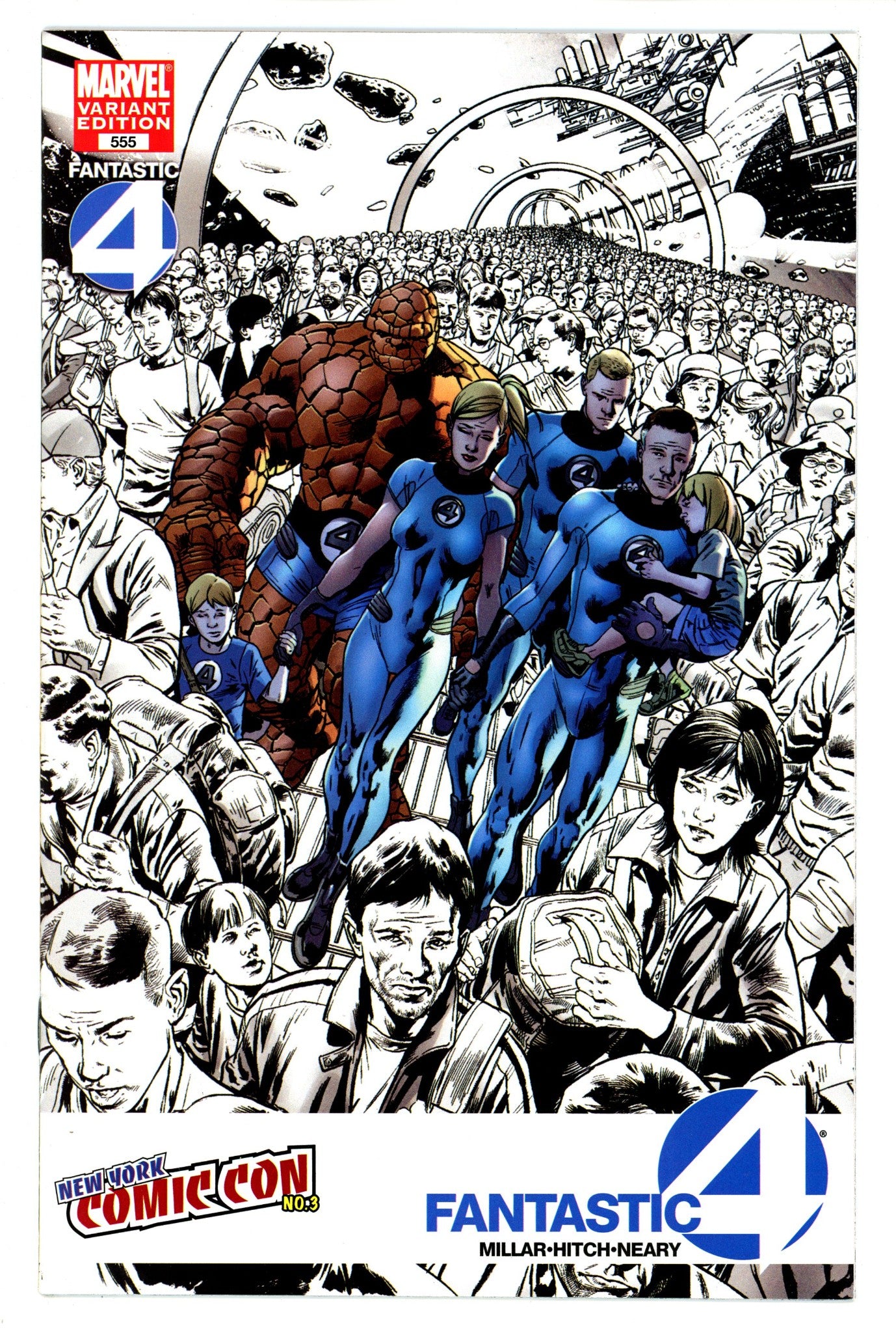 Fantastic Four Vol 3 555 FN/VF (7.0) (2008) Hitch Variant 