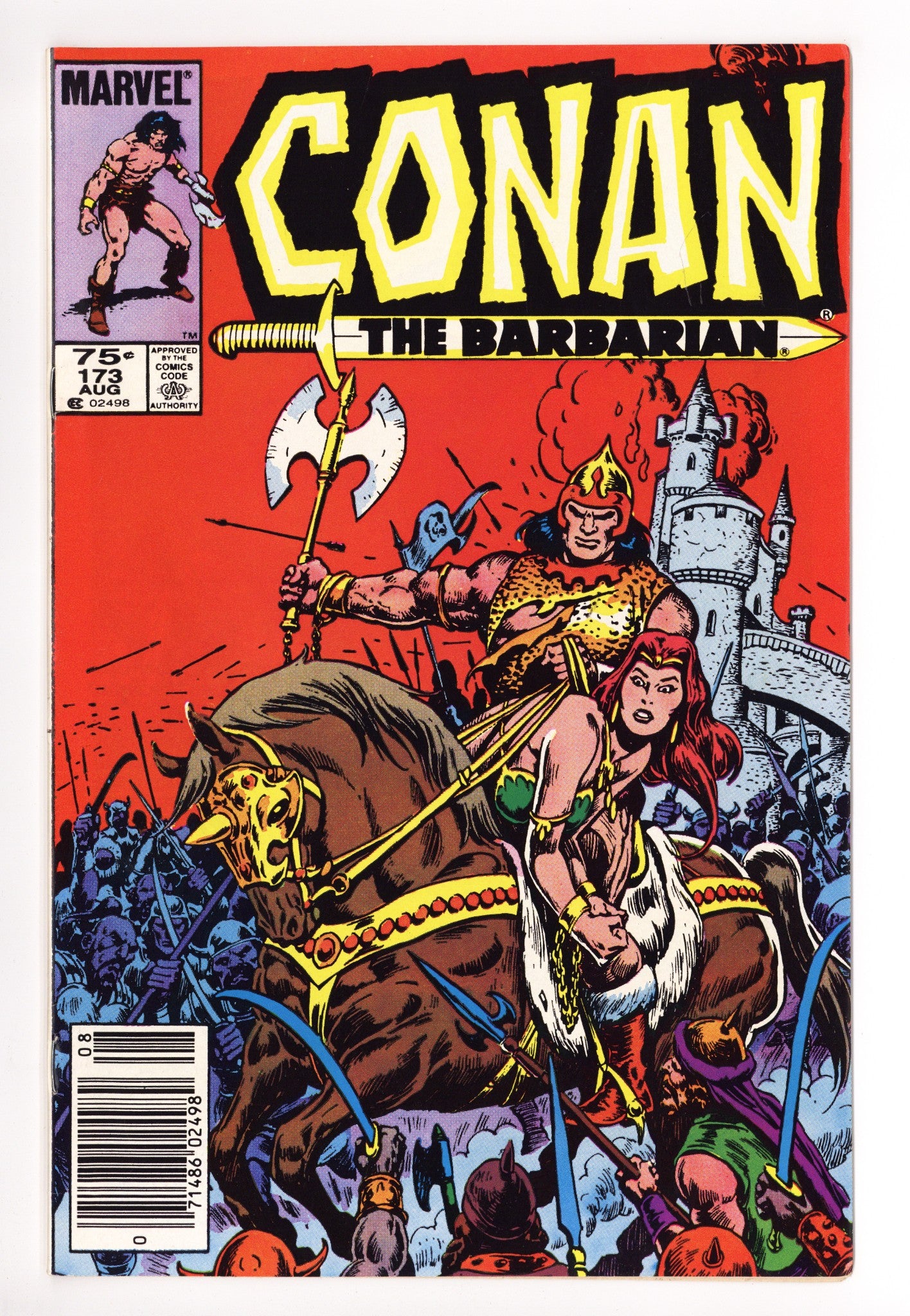 Conan the Barbarian Vol 1 173 Mid Grade (1985) Canadian Price Variant 