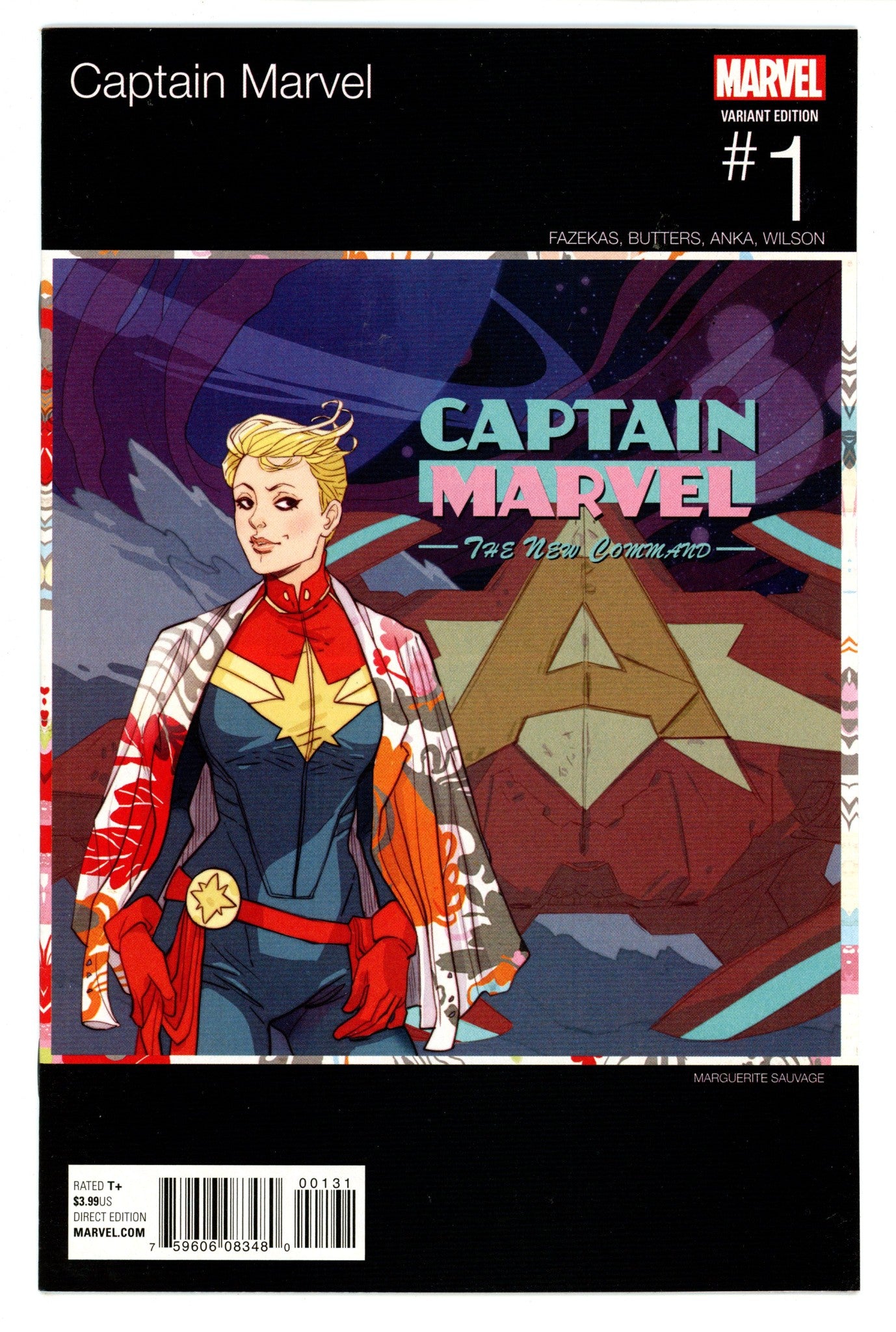 Captain Marvel Vol 10 1 High Grade (2016) Sauvage Hip-Hop Variant 