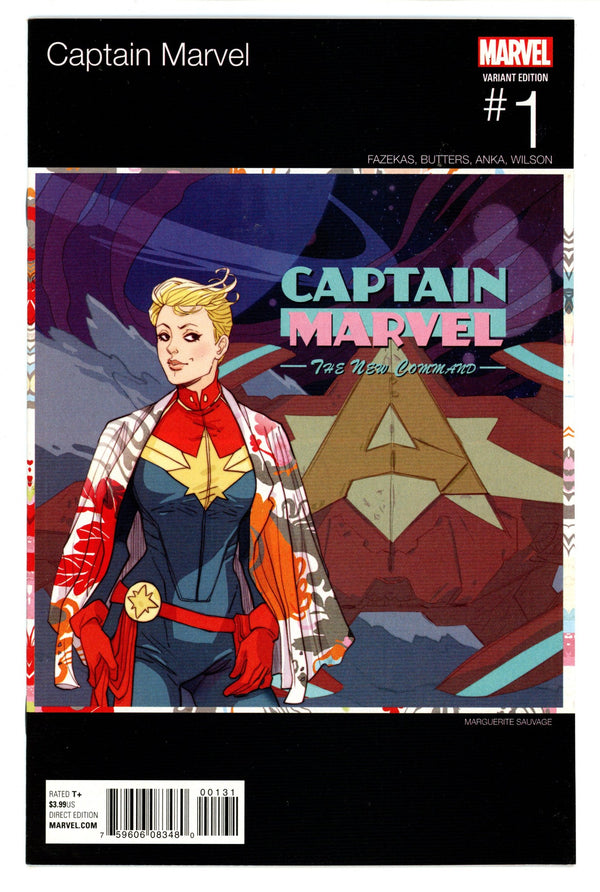 Captain Marvel Vol 10 1 High Grade (2016) Sauvage Hip-Hop Variant