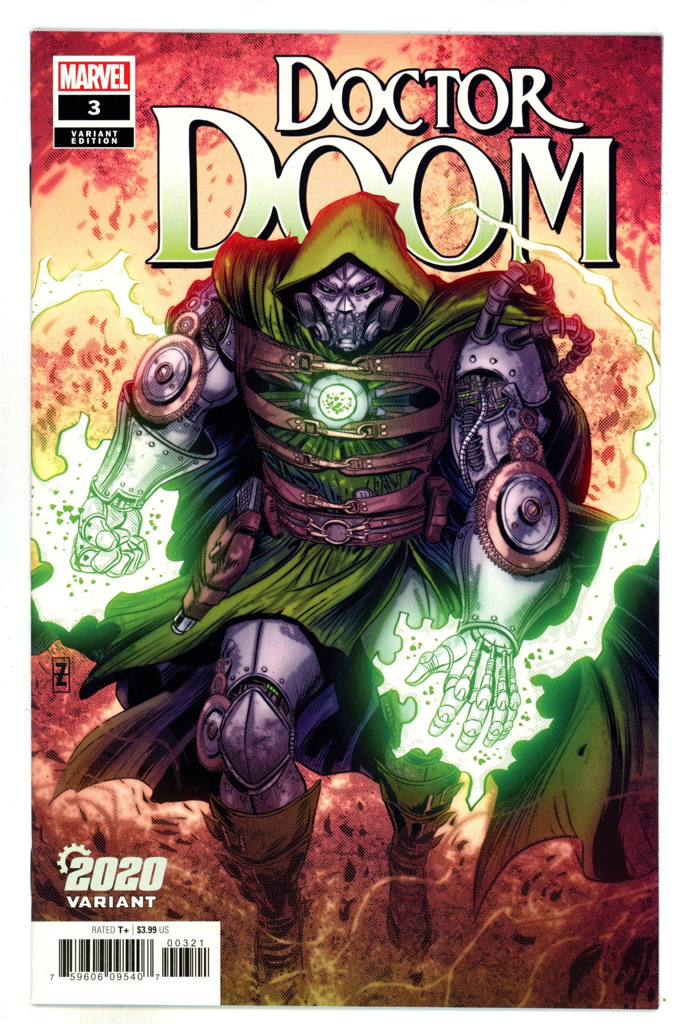 Doctor Doom Vol 1 3 NM- (9.2) (2020) Zircher Variant 