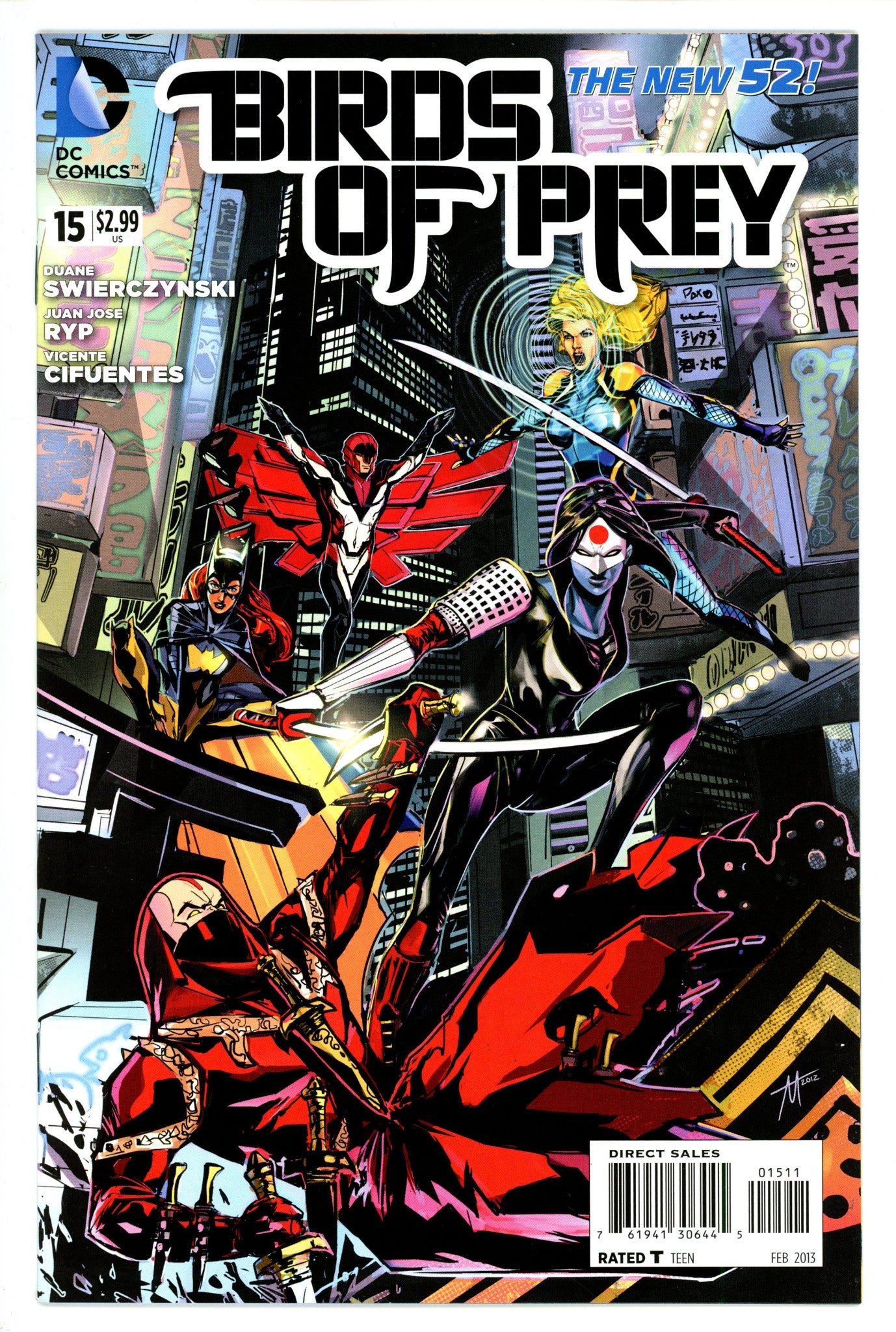 Birds of Prey Vol 3 15 High Grade (2013) 