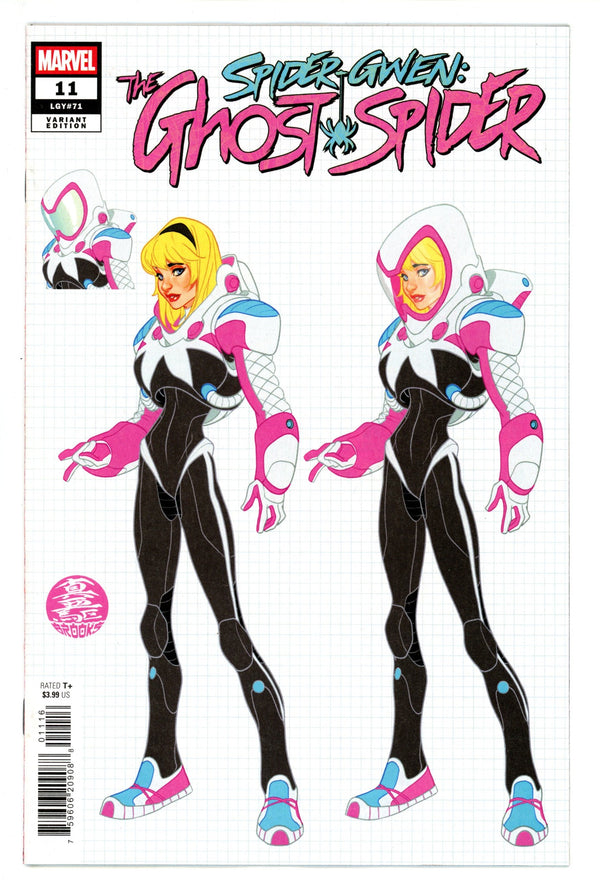 Spider-Gwen: The Ghost-Spider Vol 2 11 Brooks Design Incentive Variant NM- (2025)