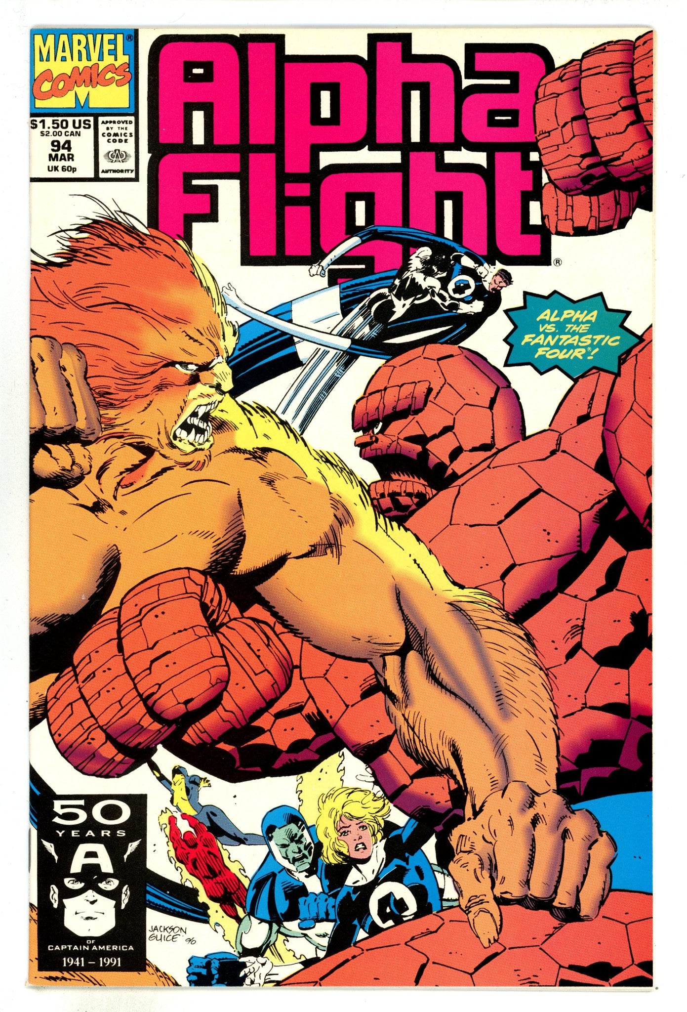 Alpha Flight Vol 1 94 High Grade (1991) 