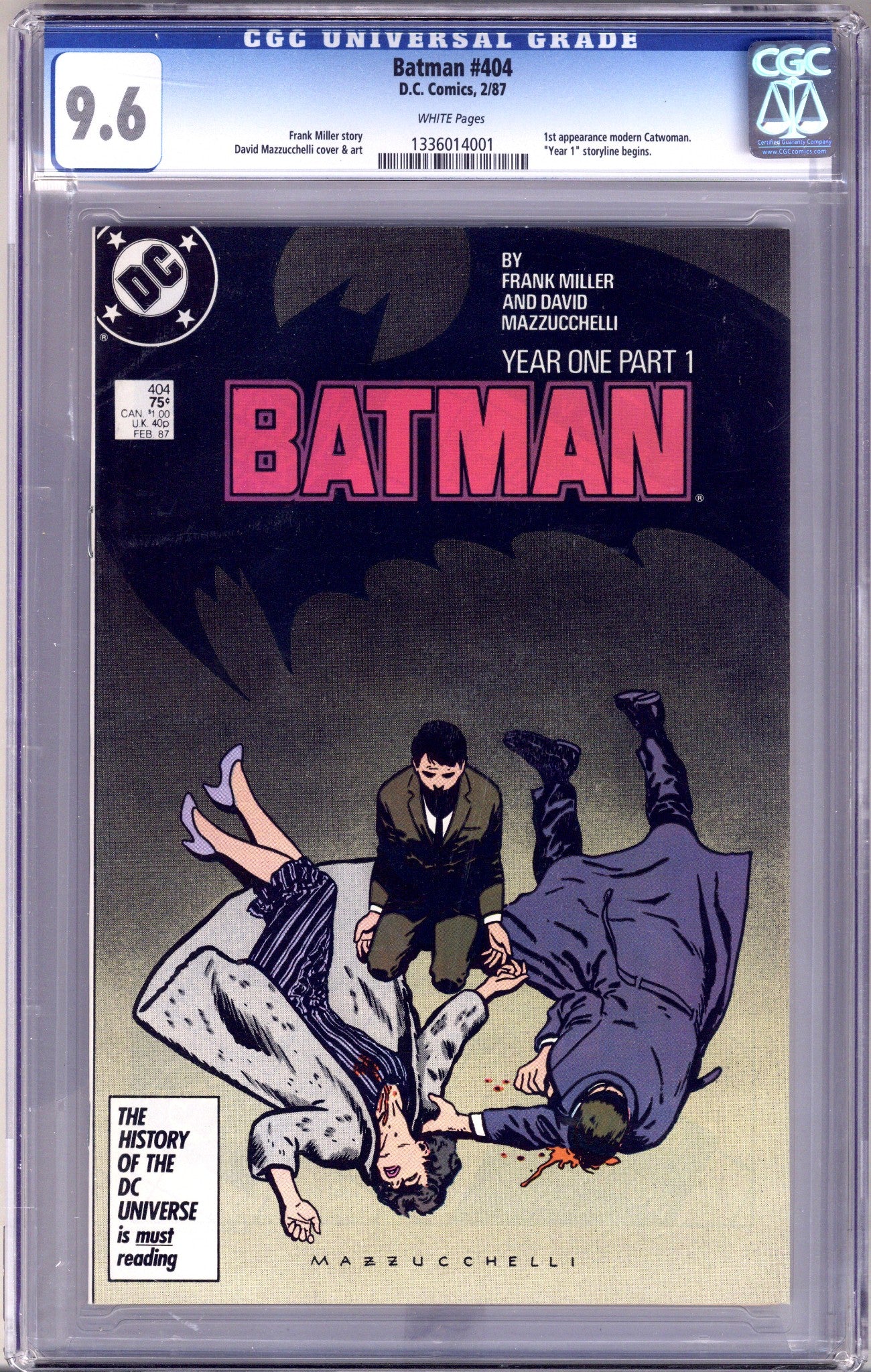 Batman Vol 1 404 CGC 9.6 (NM+)   (1987)        