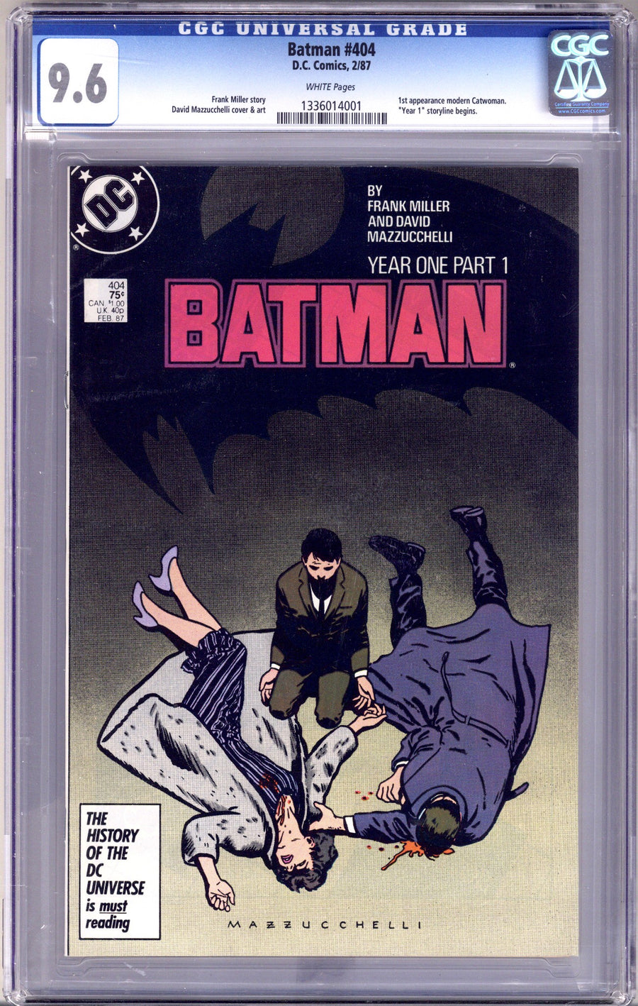 Batman Vol 1 404 CGC 9.6 (NM+)   (1987)        