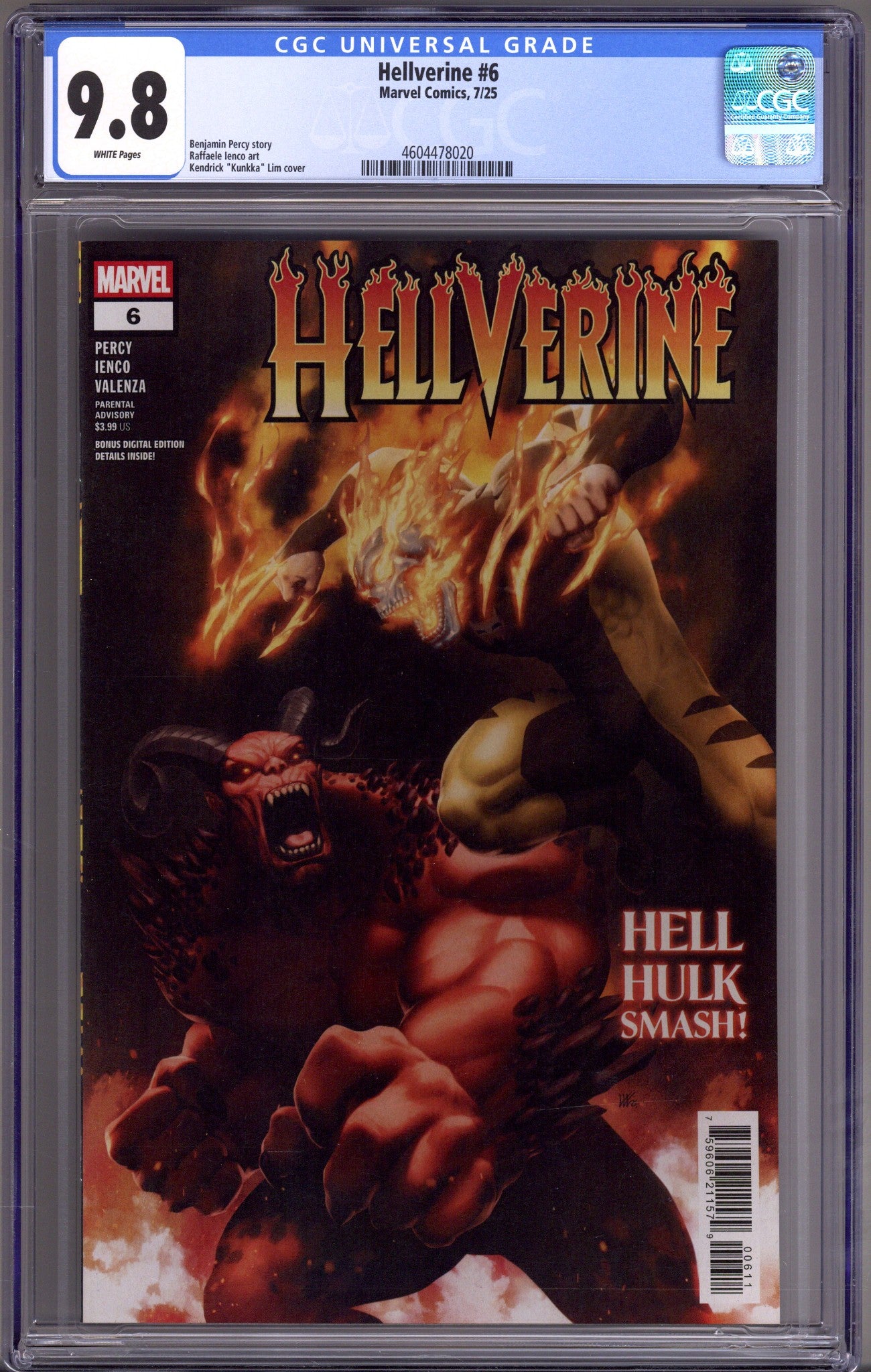 Hellverine Vol 2 6 CGC 9.8 (NM/M) (2025) 