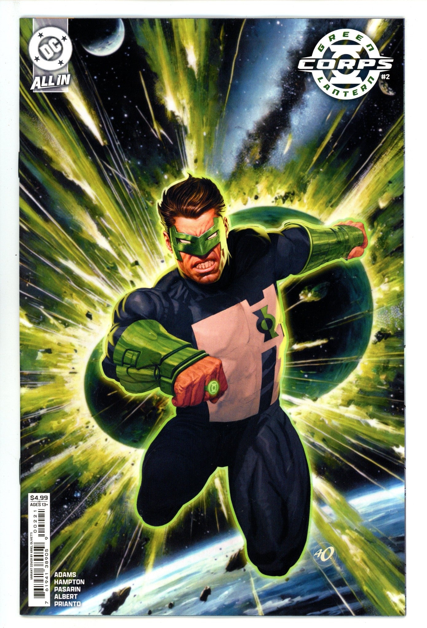 Green Lantern Corps Vol 4 2 Olivetti Variant (2025)