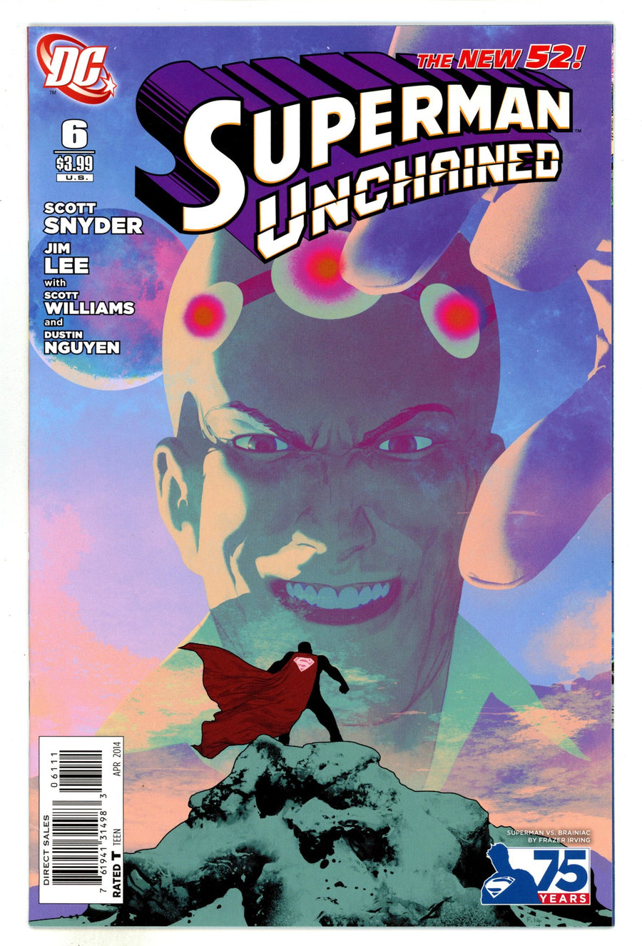 Superman Unchained 6 Mid Grade (2014) Irving Incentive Variant 