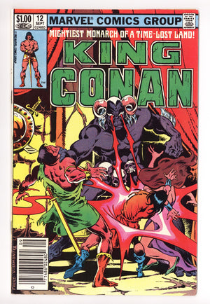 King Conan 12 Low Grade (1982) Newsstand