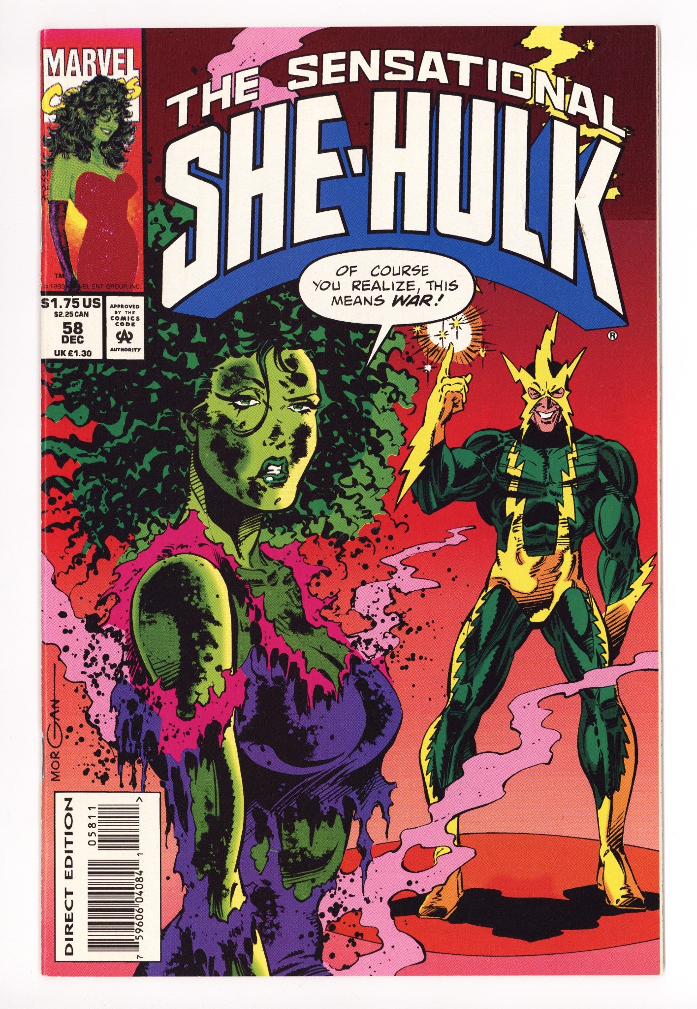 The Sensational She-Hulk 58 VF+ (8.5) (1993) 