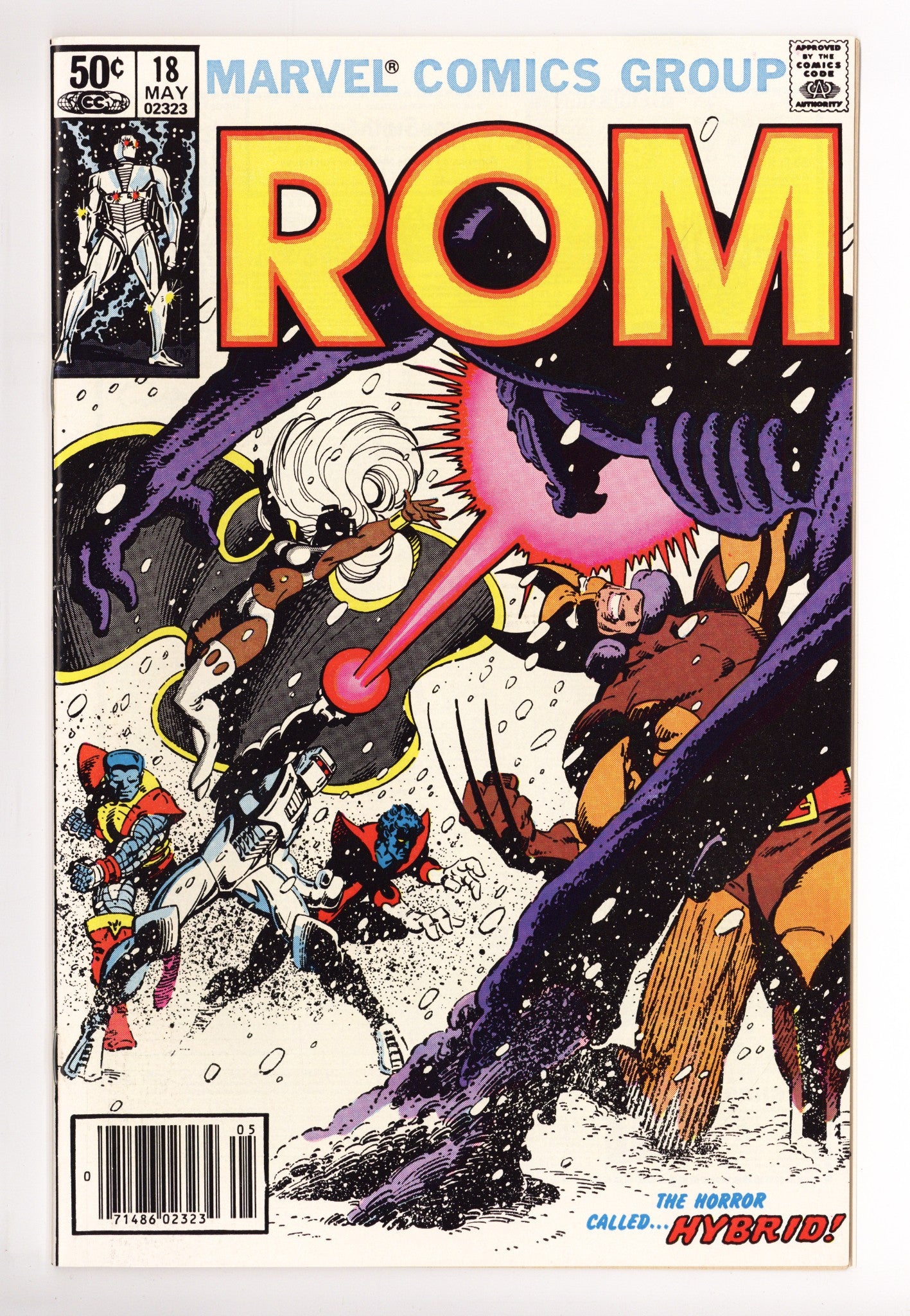Rom Vol 1 18 Mid Grade (1981) Newsstand 
