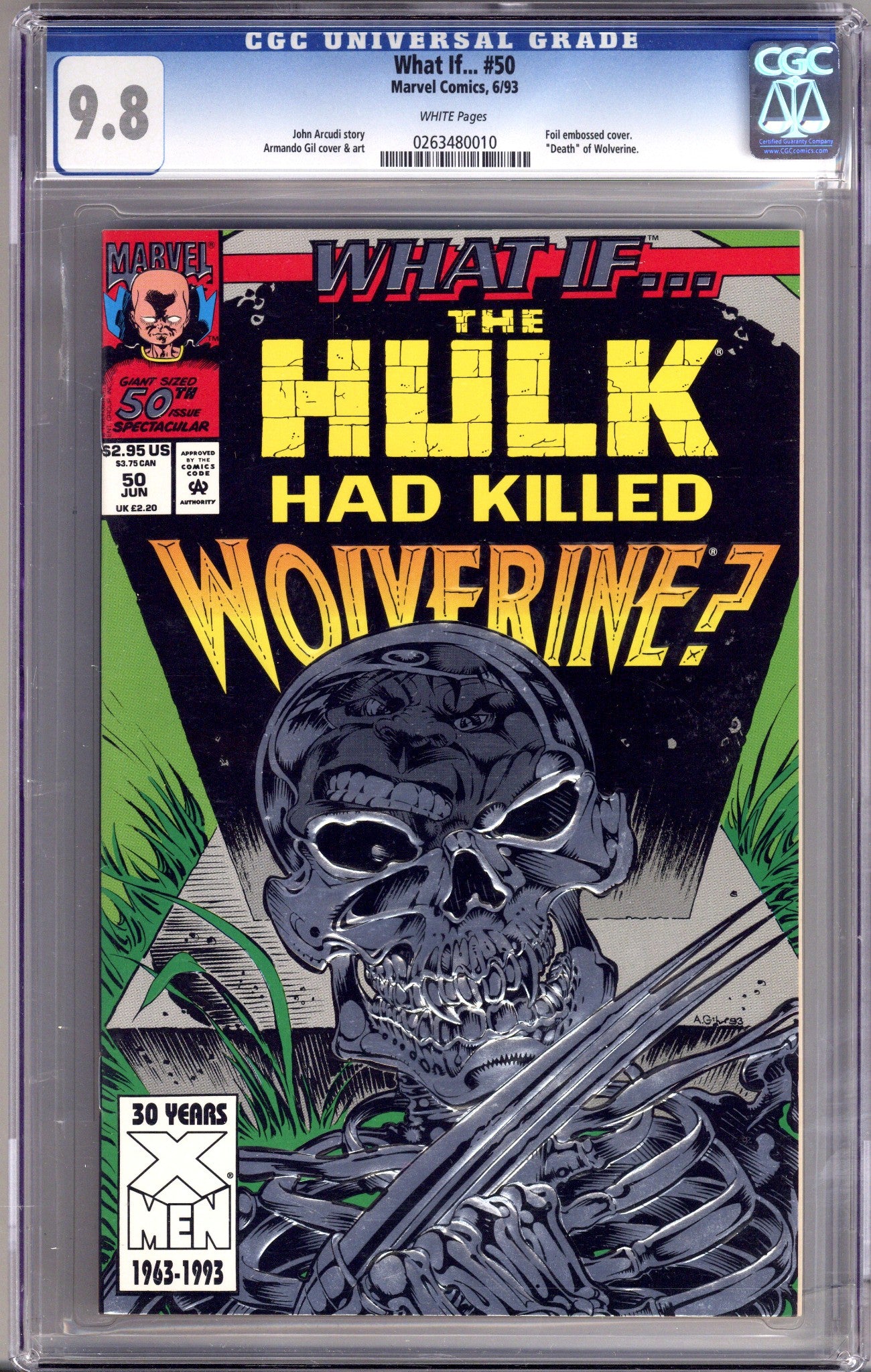 What If...? Vol 2 50 CGC 9.8 (NM/M) (1993) 