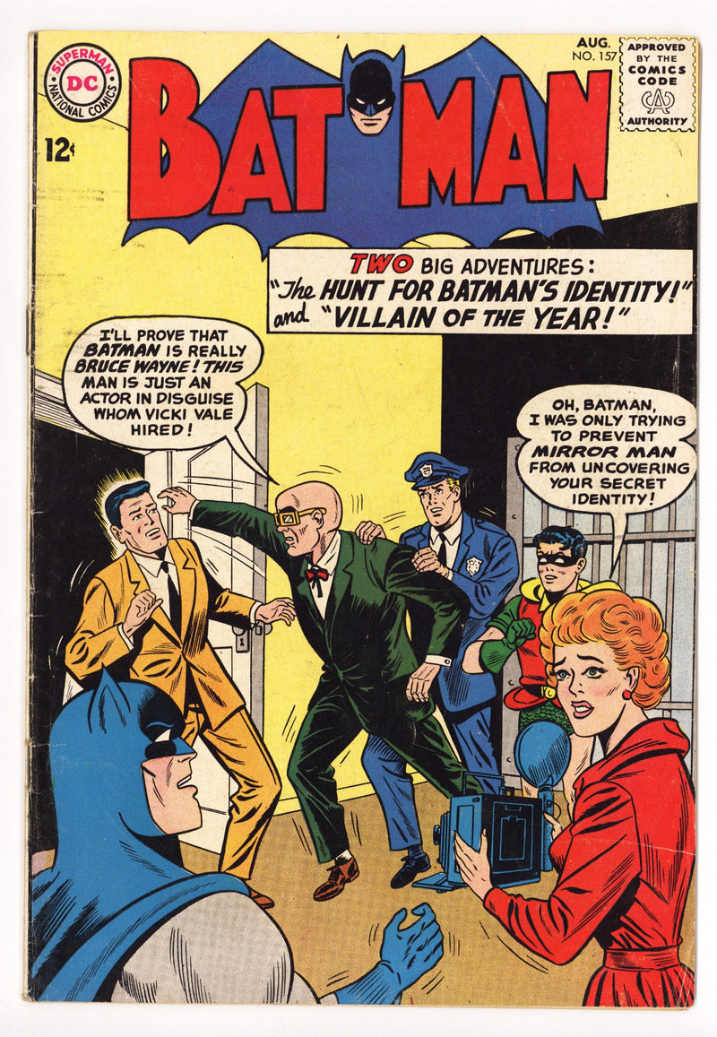 Batman Vol 1 157 VG+ (4.5) (1963) 